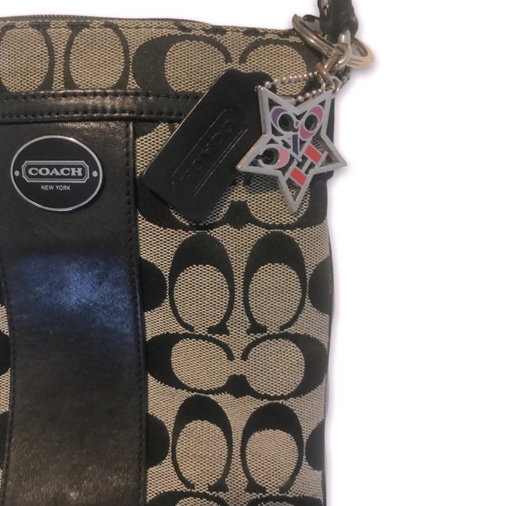 Coach Crossbody in Signature Canvas & Leather